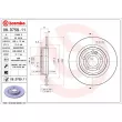 Jeu de 2 disques de frein arrière BREMBO 08.D759.11 - Visuel 2