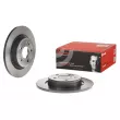 Jeu de 2 disques de frein arrière BREMBO 08.D759.11 - Visuel 1