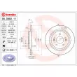 Jeu de 2 disques de frein arrière BREMBO 08.D882.11 - Visuel 2