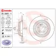 Jeu de 2 disques de frein arrière BREMBO 08.D983.11 - Visuel 2
