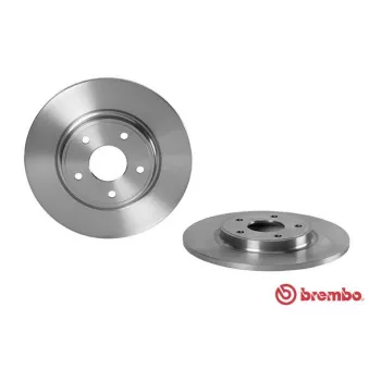 Jeu de 2 disques de frein arrière BREMBO 08.N249.10