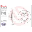 Jeu de 2 disques de frein arrière BREMBO 08.N267.11 - Visuel 2