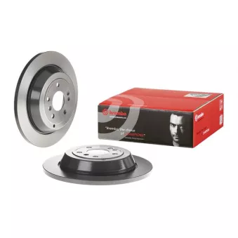 Jeu de 2 disques de frein arrière BREMBO 08.R101.11