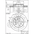 Jeu de 2 disques de frein avant BREMBO 09.3022.10 - Visuel 2