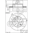 Jeu de 2 disques de frein avant BREMBO 09.3104.10 - Visuel 2
