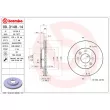 Jeu de 2 disques de frein avant BREMBO 09.3148.14 - Visuel 2
