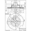 Jeu de 2 disques de frein avant BREMBO 09.4289.10 - Visuel 2