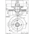 Jeu de 2 disques de frein avant BREMBO 09.4471.10 - Visuel 2