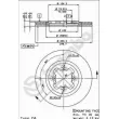 Jeu de 2 disques de frein avant BREMBO 09.4789.10 - Visuel 2