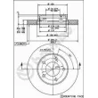 Jeu de 2 disques de frein avant BREMBO 09.4866.10 - Visuel 2