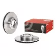 Jeu de 2 disques de frein avant BREMBO 09.4928.10 - Visuel 1