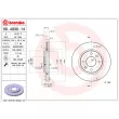 Jeu de 2 disques de frein avant BREMBO 09.4930.14 - Visuel 2