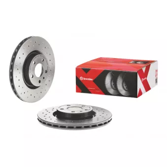 Jeu de 2 disques de frein avant BREMBO 09.4939.2X