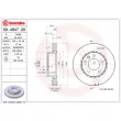 Jeu de 2 disques de frein avant BREMBO 09.4947.20 - Visuel 2
