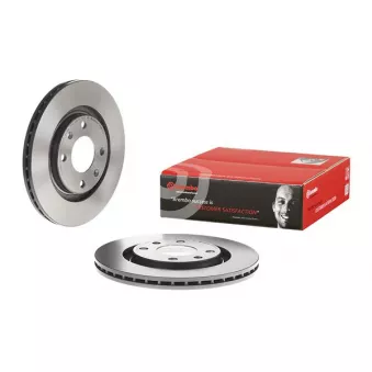 Jeu de 2 disques de frein avant BREMBO 09.4987.21