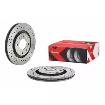 Jeu de 2 disques de frein avant BREMBO 09.4987.2X