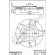 Jeu de 2 disques de frein avant BREMBO 09.4987.76 - Visuel 2