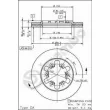 Jeu de 2 disques de frein avant BREMBO 09.5014.10 - Visuel 2