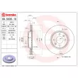 Jeu de 2 disques de frein avant BREMBO 09.5035.10 - Visuel 2