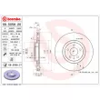 Jeu de 2 disques de frein avant BREMBO 09.5058.21 - Visuel 2