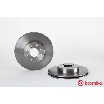 Jeu de 2 disques de frein avant BREMBO 09.5124.10