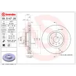 Jeu de 2 disques de frein avant BREMBO 09.5147.20 - Visuel 2