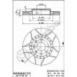 Jeu de 2 disques de frein avant BREMBO 09.5148.76 - Visuel 2