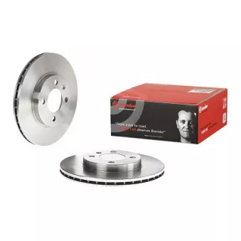 Jeu de 2 disques de frein avant BREMBO 09.5166.14