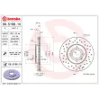 Jeu de 2 disques de frein avant BREMBO 09.5166.1X - Visuel 2