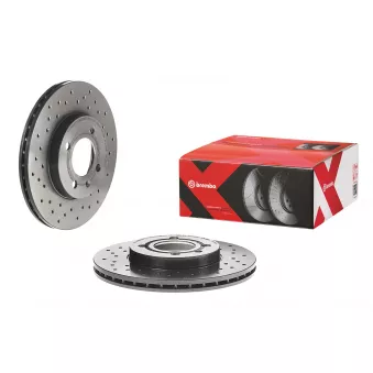 Jeu de 2 disques de frein avant BREMBO 09.5166.1X