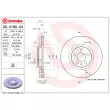 Jeu de 2 disques de frein avant BREMBO 09.5180.24 - Visuel 2