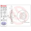 Jeu de 2 disques de frein avant BREMBO 09.5180.30 - Visuel 2