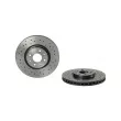 Jeu de 2 disques de frein avant BREMBO 09.5180.3X - Visuel 2