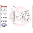 Jeu de 2 disques de frein avant BREMBO 09.5196.1X - Visuel 2