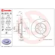 Jeu de 2 disques de frein avant BREMBO 09.5215.10 - Visuel 2