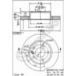Jeu de 2 disques de frein avant BREMBO 09.5220.10 - Visuel 2