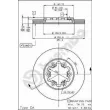 Jeu de 2 disques de frein avant BREMBO 09.5232.10 - Visuel 2