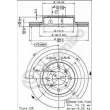 Jeu de 2 disques de frein avant BREMBO 09.5251.10 - Visuel 2