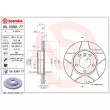 Jeu de 2 disques de frein avant BREMBO 09.5390.77 - Visuel 2