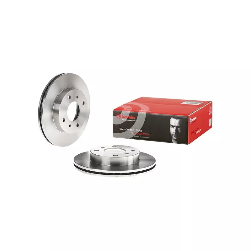 Jeu de 2 disques de frein avant BREMBO 09.5449.11