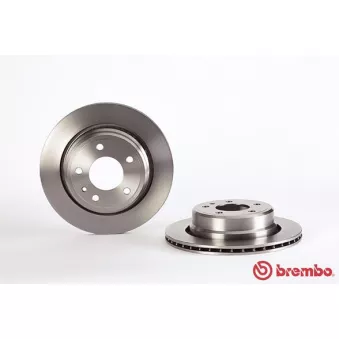 Jeu de 2 disques de frein arrière BREMBO 09.5506.10