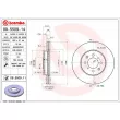 Jeu de 2 disques de frein avant BREMBO 09.5509.11 - Visuel 2
