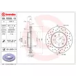 Jeu de 2 disques de frein avant BREMBO 09.5509.1X - Visuel 2