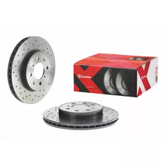 Jeu de 2 disques de frein avant BREMBO 09.5509.1X