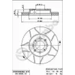 Jeu de 2 disques de frein avant BREMBO 09.5509.75 - Visuel 2