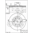 Jeu de 2 disques de frein avant BREMBO 09.5511.10 - Visuel 2