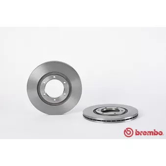 Jeu de 2 disques de frein avant BREMBO 09.5511.10