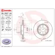 Jeu de 2 disques de frein avant BREMBO 09.5527.24 - Visuel 2