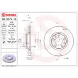Jeu de 2 disques de frein avant BREMBO 09.5574.10 - Visuel 2