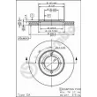 Jeu de 2 disques de frein avant BREMBO 09.5615.10 - Visuel 2
